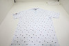 FootJoy Parachute Print LIsle Polo Mens Medium White/Black W/Logo INV13980162