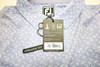 FootJoy Beach Print Athletic Fit Polo Mens Medium Irisisky W/Logo INV13980308