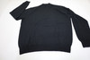 Peter Millar Autumn Crest Suede Trim Sweater Mens Medium BLK INV13555770