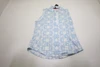 Greyson Alpha Glyph Scarlett Sleeveless Polo Womens Size Small Blue INV13845585