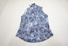 Greyson Night Lurk Scarlett Sleeveless Polo Womens Small Bluestone INV13858645