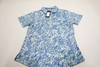 FootJoy Short Sleeve Lisle Polo Womens Small Lagoon Splatter Print INV13977357