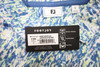 FootJoy Short Sleeve Lisle Polo Womens Small Lagoon Splatter Print INV13977357