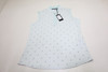 FootJoy ZIP Front Tank Polo Womens Size Small Print GLCL Blue New INV13660783