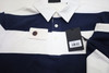 G/Fore YARN DYE FRENCH TERRY RUGBY Polo Mens Size Medium T/SNO New INV14032562