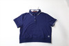 GREYSON Golf Banded Scarlett Polo Womens Size Small Maltese Blue New INV14106284