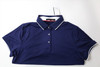 GREYSON Golf Banded Scarlett Polo Womens Size Small Maltese Blue New INV14106284