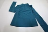 G/Fore Golf 2-TONE RIB 1/4 ZIP Pullover Womens Size Small MTEAL New INV14032555