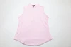 Greyson Scarlett Sleeveless 1/4 Zip Polo Womens Size Small Bloom New INV13964527