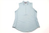 Greyson Scarlett Sleeveless 1/4 Zip Polo Womens Size Small Marsh New INV13964528