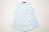 Greyson Alpha Glyph Scarlett Sleeveless Polo Womens Small Wolf Blue INV13964531