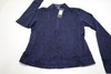 Greyson Painted Feather Pullover Womens Size Small Maltese Blue New INV13150680