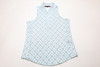 Greyson Moroccan Sleeveless Vesta Polo Womens Small Mineral Mist INV13921950
