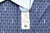 Greyson Golf Print Polo Mens Size Medium Maltese Blue New INV13860378