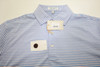 Peter Millar Golf Summer Comfort Polo Mens Size Medium BLEBD New INV13828230
