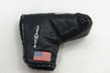 SeeMore Golf Putter Headcover Black/White PU Leather Head Cover Good