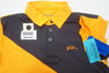 NEW Par+ Golf Classic Polo  Boys Size  Medium Orange/Navy Regular 656B 00944768
