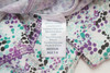 Garb 1/4 Zip Pullover Girls Medium 7-8Y White/Violet  W/Logo 655A 942971