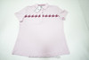 FootJoy Cap Sleeve Houndstooth Print Polo Womens Medium Pink 739C 01002530 New