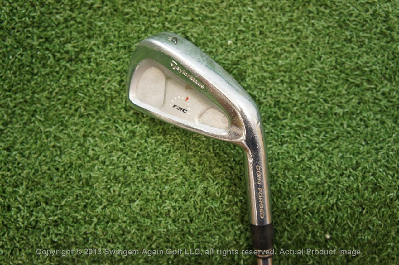 Taylormade Rac Coin Forged 4 Iron Steel Stiff Condition 84688 Used Righty  L63