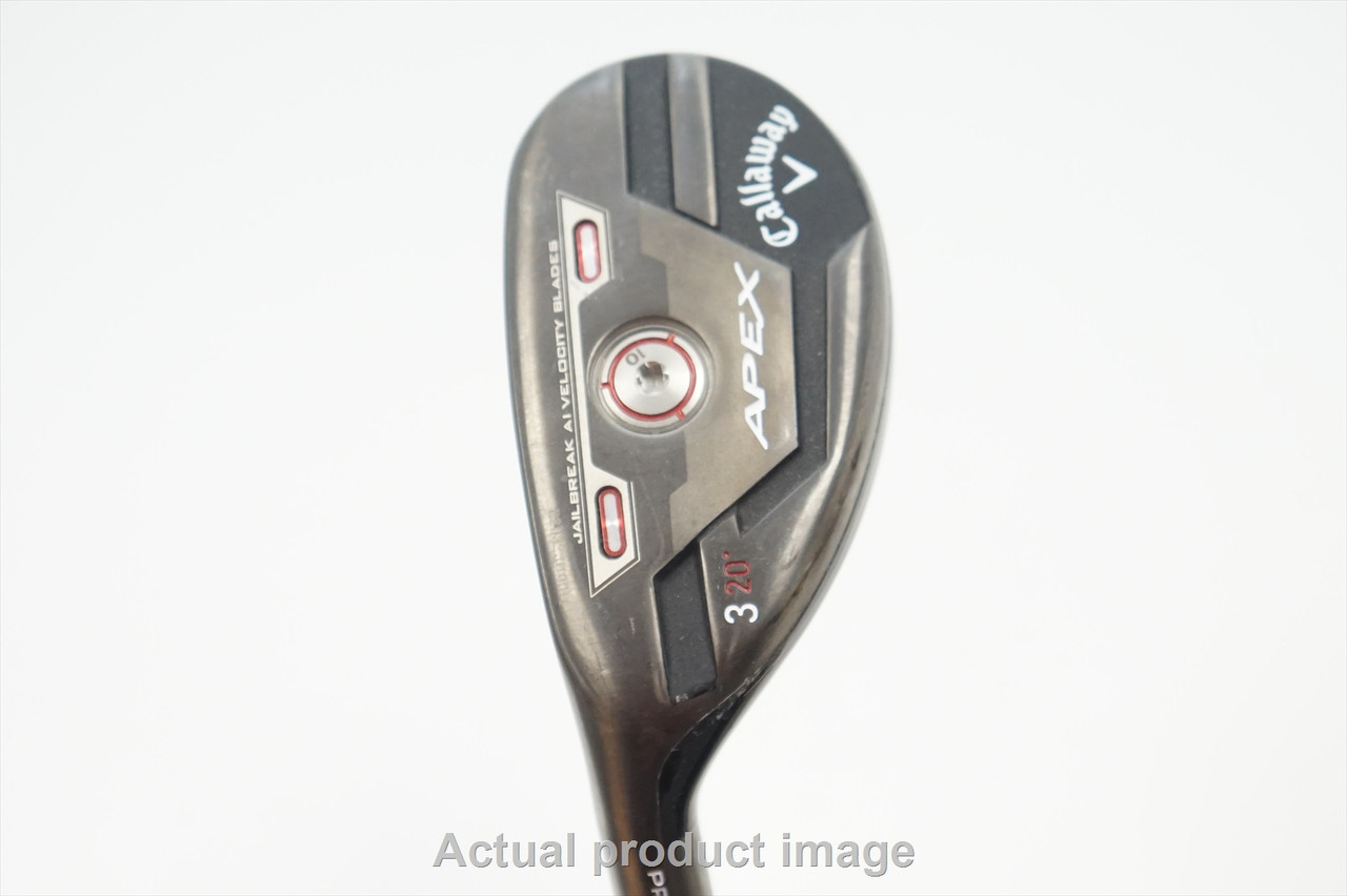 キャロウェイ サイズLL. Callaway Apex Pro 21 20° 3 Hybrid Stiff Flex Fujikura Pro 2.0