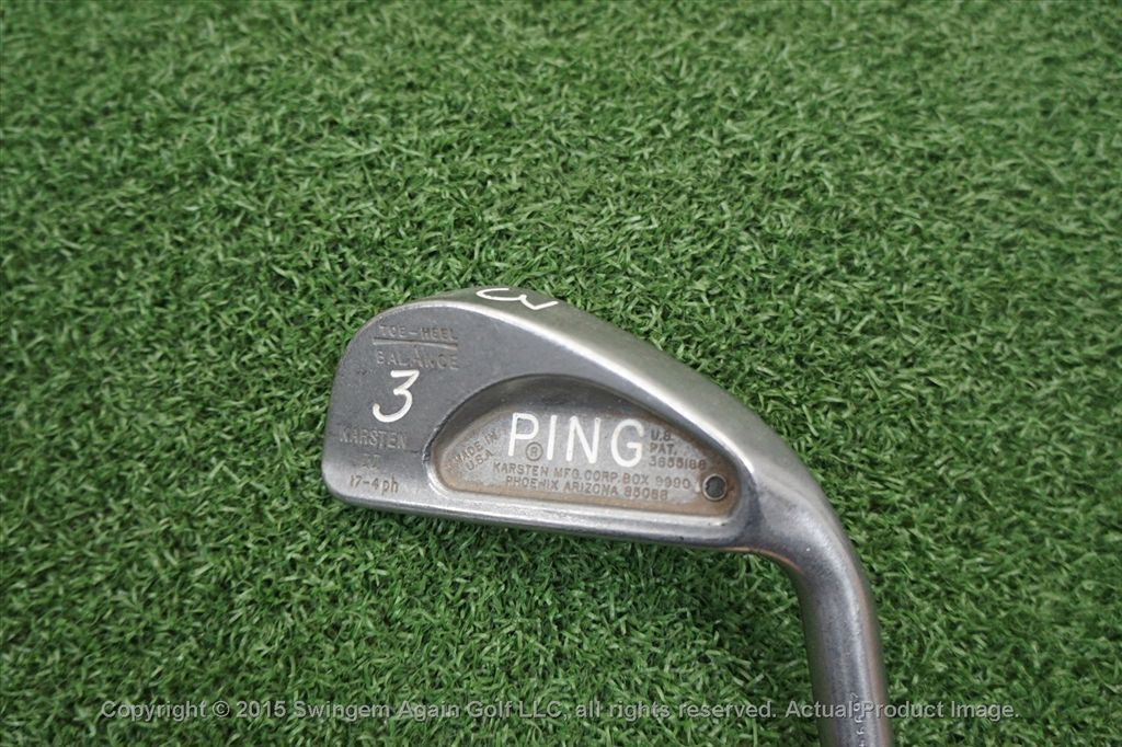 Ping Karsten Ii Black Dot 3 Iron Zz Lite Steel Stiff B138944 Used