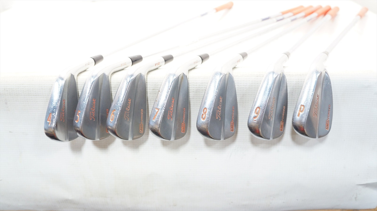 Titleist Mb 712 Iron Set 4-Pw Stiff Flex Project X Steel 0999762 Fair