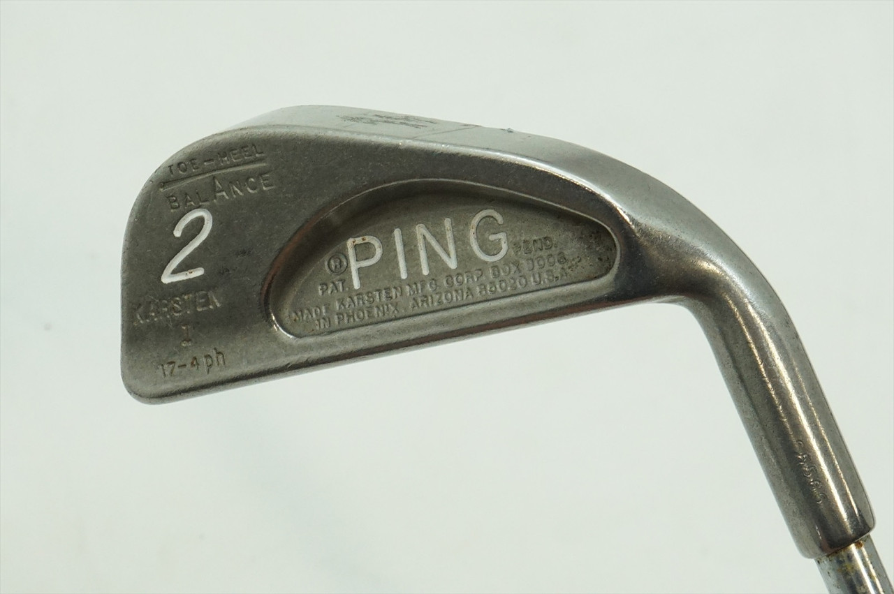 PING EYE2＋ 1I 1番アイアン KARSTEN USA刻印 単品 稀少 Vintage Ping Eye 2 Karsten 1 Wood Driver Red Dot Steel ZZ LIGHT