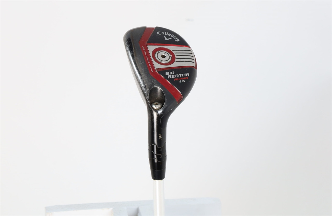 Callaway Big Bertha Alpha 815 18° 3H Hybrid Stiff Speeder 865 1101394 Left  Hand