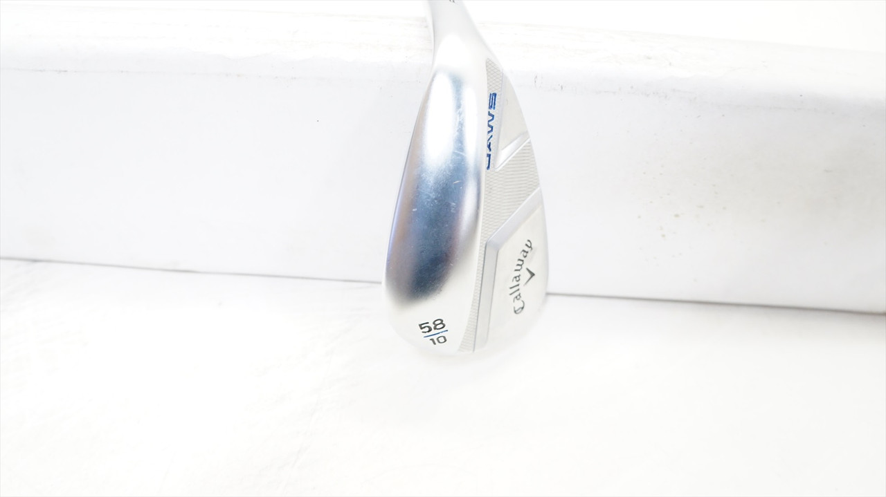 Callaway Md5 Jaws Full Toe Raw Face Chrome Wedge 58°-10 Stiff DG 101386  Good B56