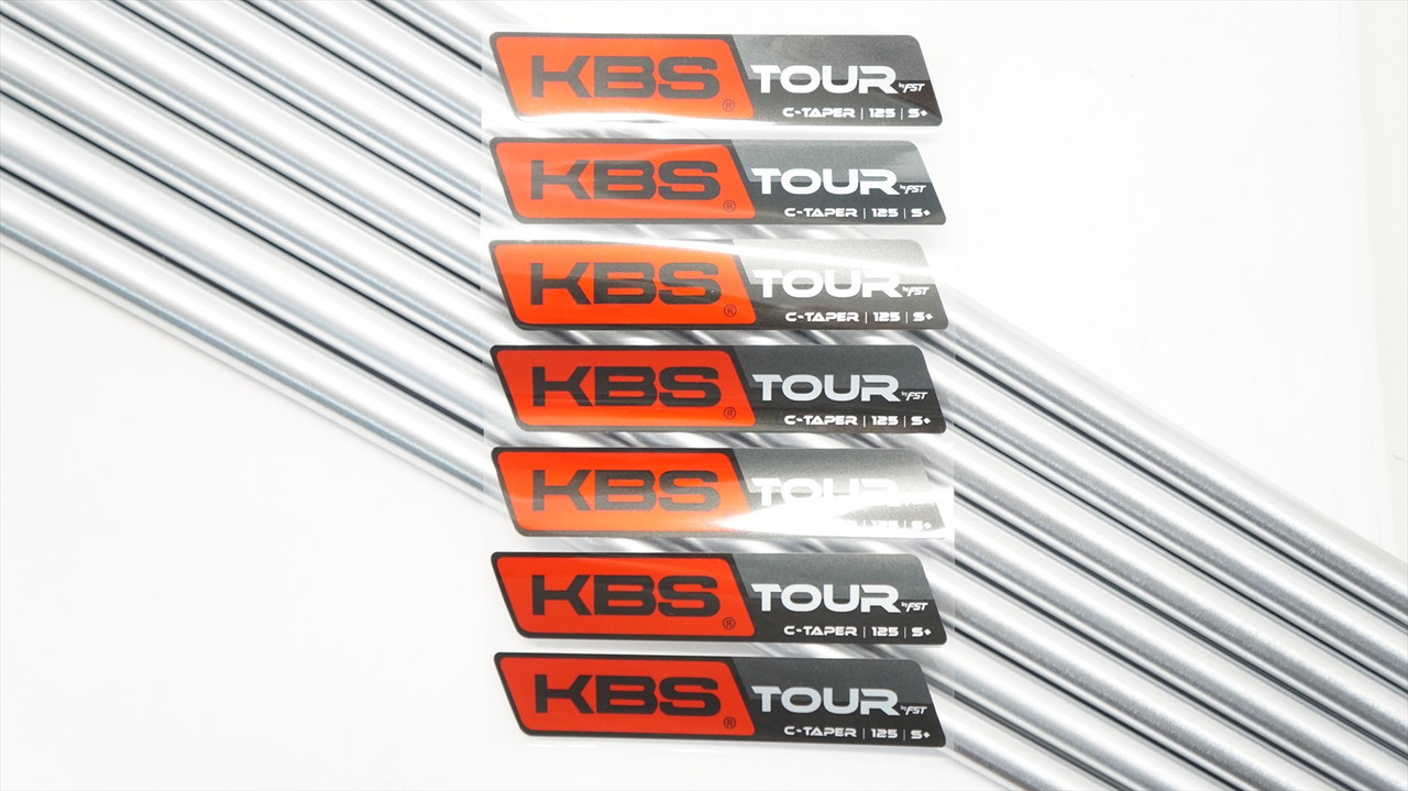 得価特価未使用品 KBS Tour S+ シャフト　#3～PW 、+#3　９本セット クラブ