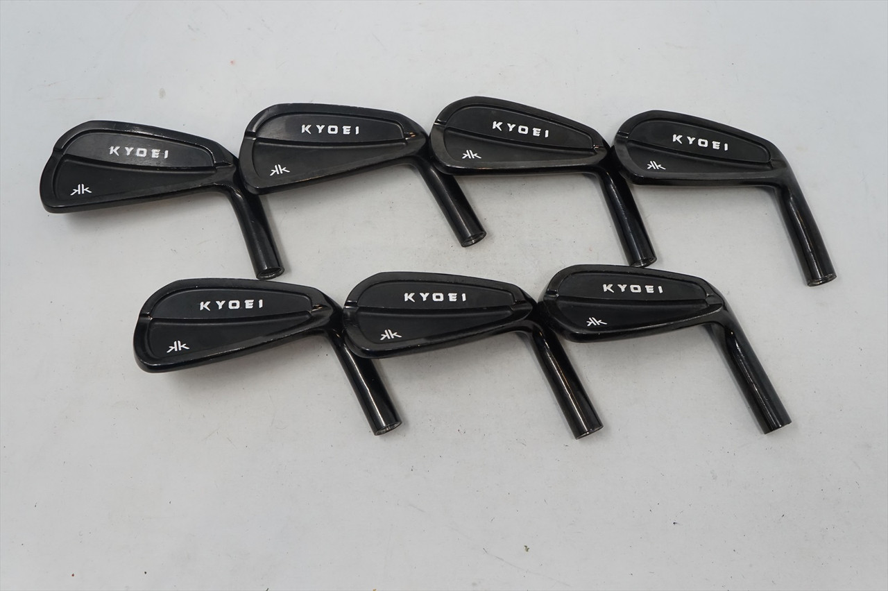 Kyoei Kk Cb Black 2022 4-Pw Iron Set Club Head Only .355