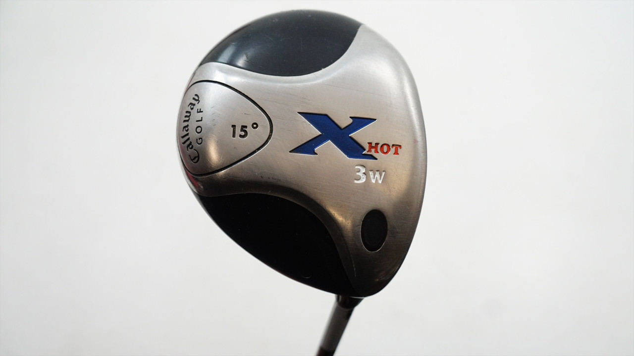 Callaway X Hot 15 Degree 3W Fairway Wood Stiff Flex Fujikura Graphite  0752712