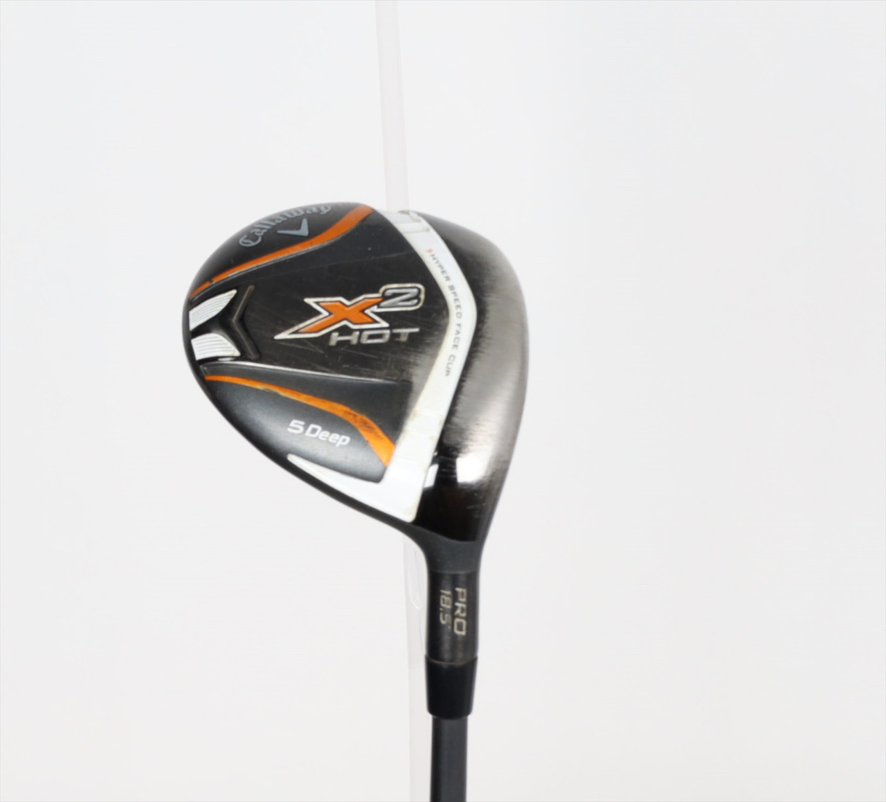 Callaway X2 Hot Deep 18.5° 5 Fairway Wood Stiff Flex Tour 1129918 Good