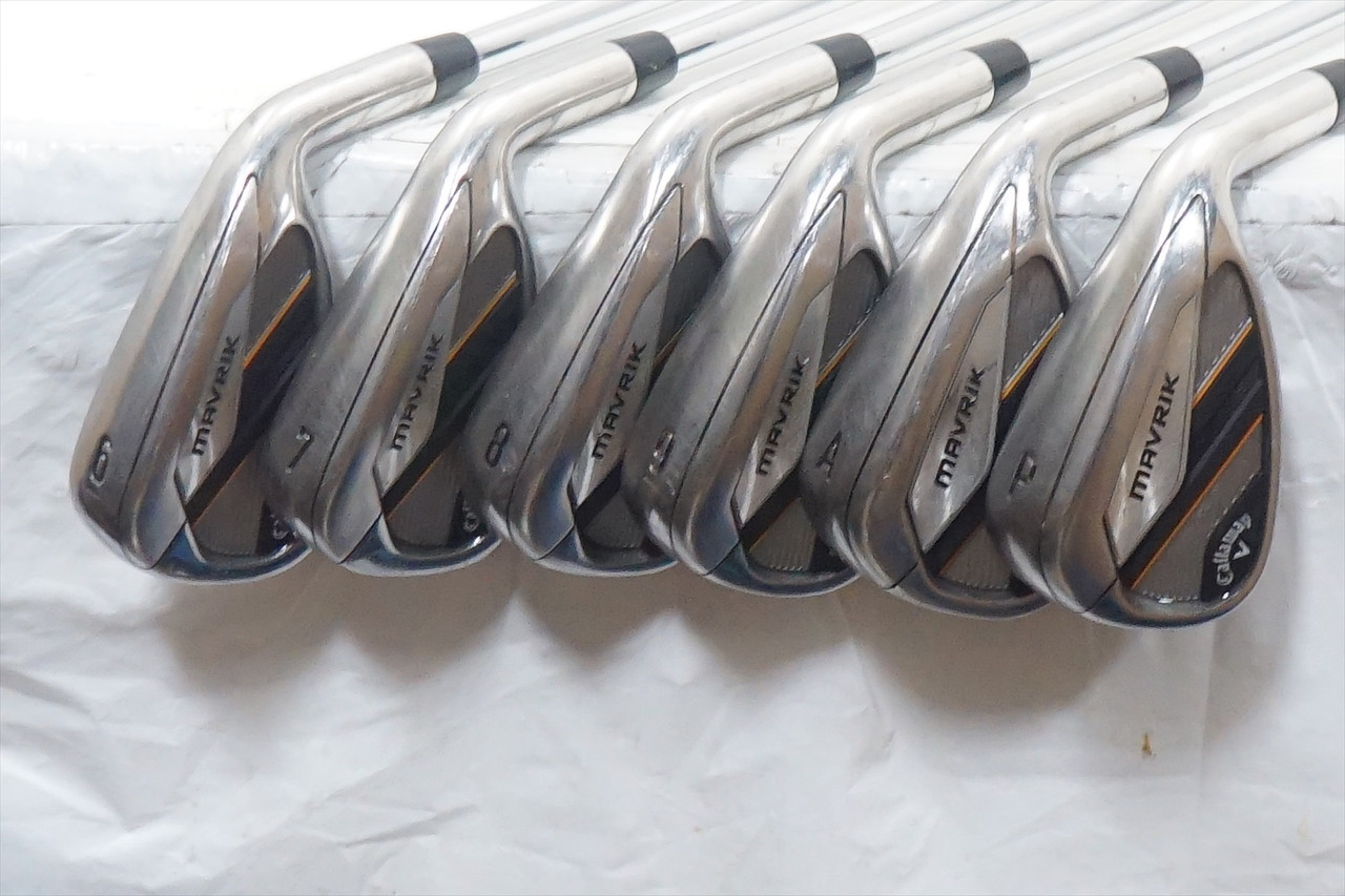 Callaway Mavrik Iron Set 6-Pw Regular Flex Kbs Max Steel 0984065 Good L53 -  Mikes Golf Outlet