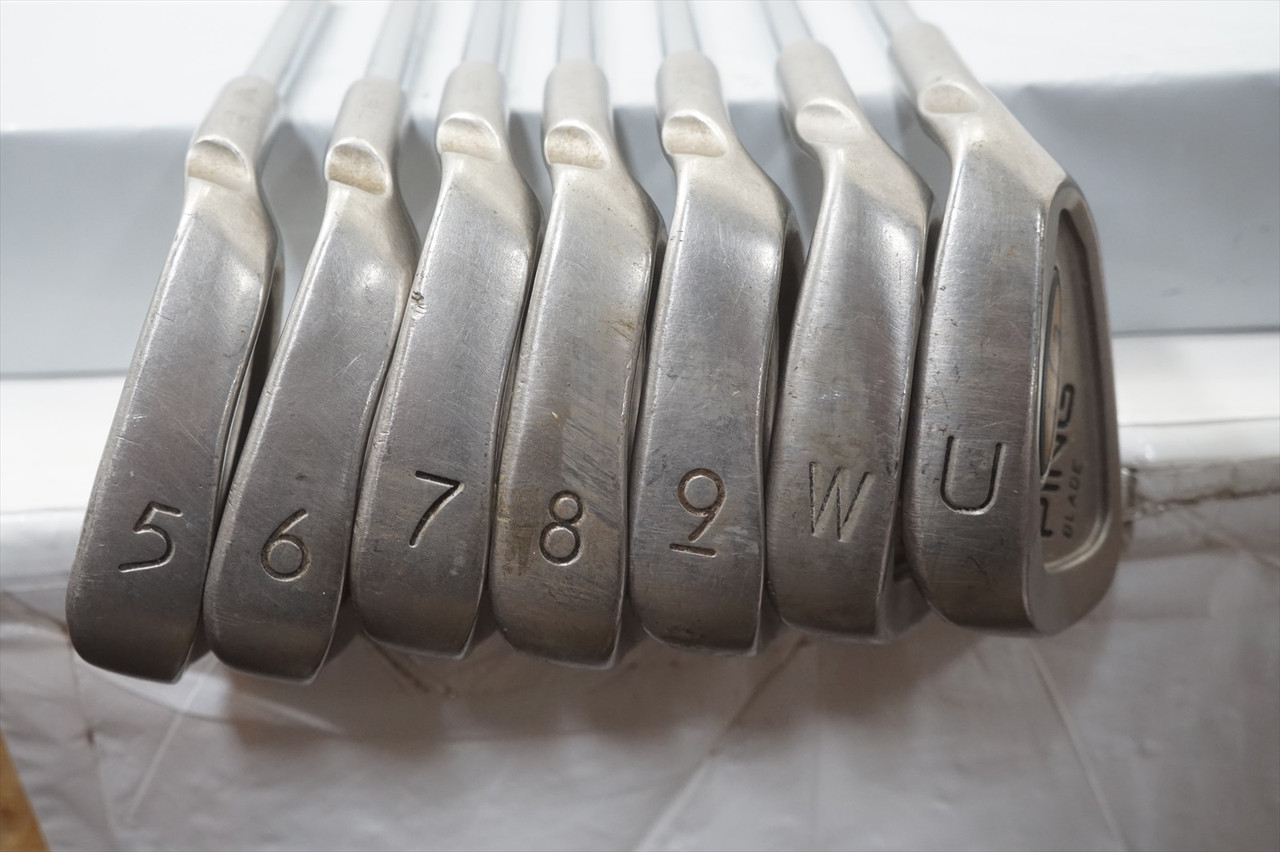 Ping I3 Blade White Dot Iron Set 5-Pw, Uw Stiff Flex Cushin Jz