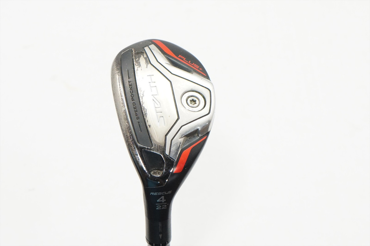 Taylormade Stealth Plus Rescue 22 4 Hybrid Stiff Hzrdus Rdx 1034125 Left  Hand Lh