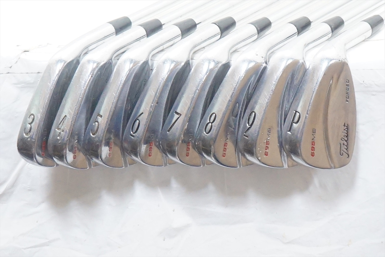 Titleist 695 Mb Forged Iron Set 3-Pw Regular Flex Project X Steel 0987549  Good