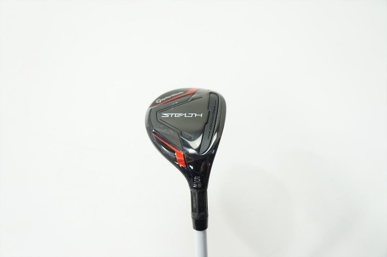 Taylormade Stealth Rescue 25° 5H Hybrid Regular Atmos Tour Spec 7 Red Good ^