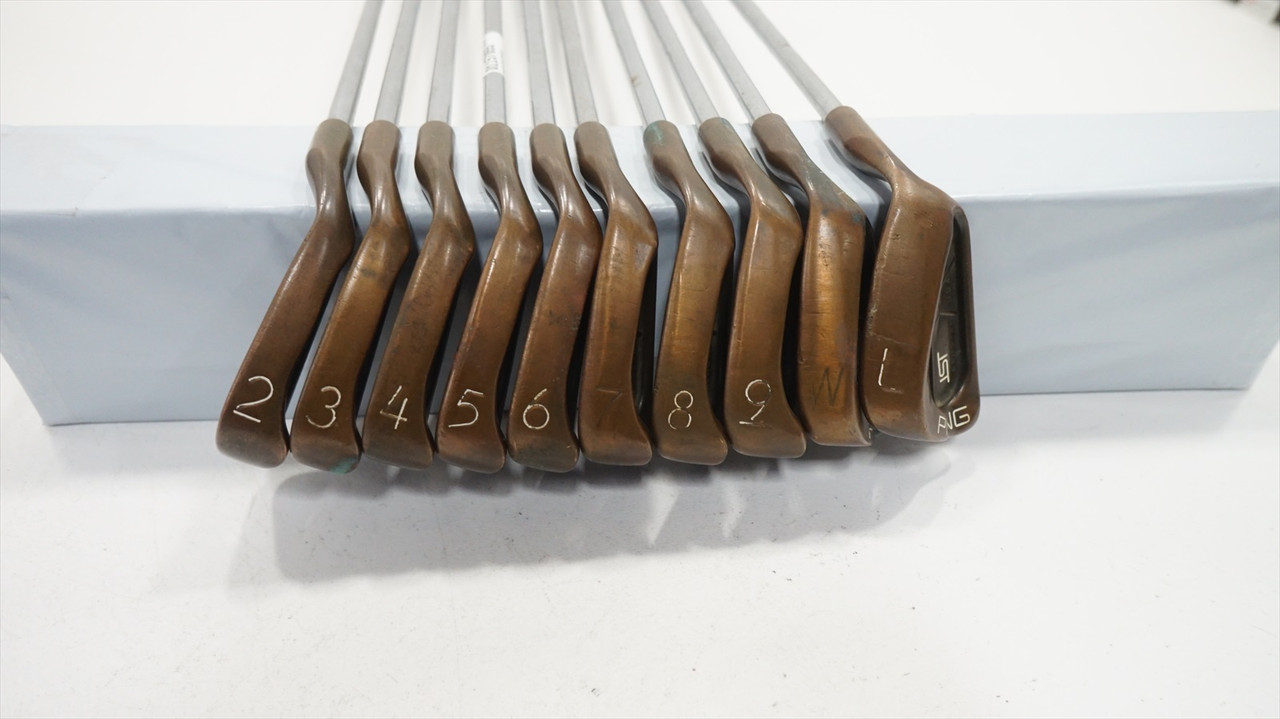 Ping Isi Beryllium Copper Red Dot Iron Set 2-Pw, Lw Stiff Steel 1157055  Good IQ6