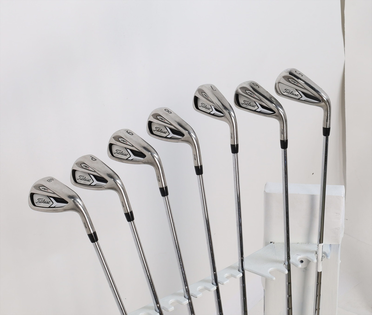 Titleist Ap1 718 Iron Set 5-Pw, Gw Stiff Flex N.S. Pro Steel