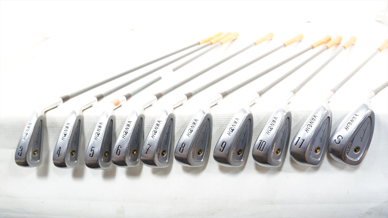 Honma Lb 606 Iron Set 3 Thru 10, 11, Sw Stiff Flex Graphite 