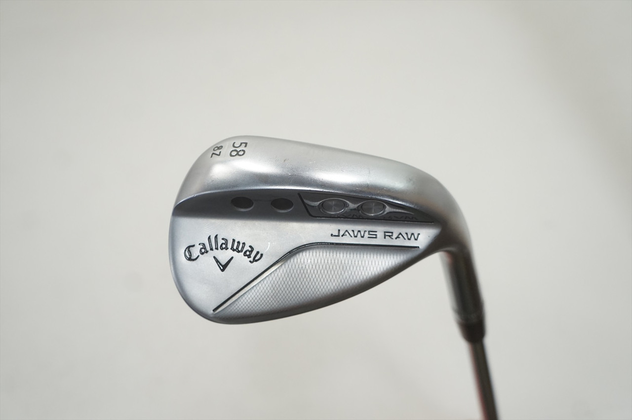 Callaway Jaws Raw Chrome Wedge 58°-8 Z-Grind Dynamic Gold 1168587 Excellent  S76