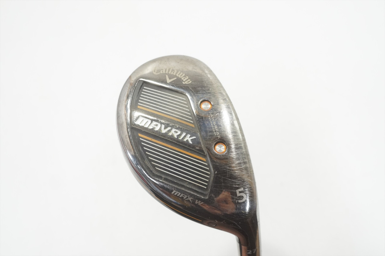 【中古】Callaway MAVRIK レディース 5W flex L New Callaway Mavrik 5-Wood 18* HZRDUS 4.0 45g Ladies Flex Graphite