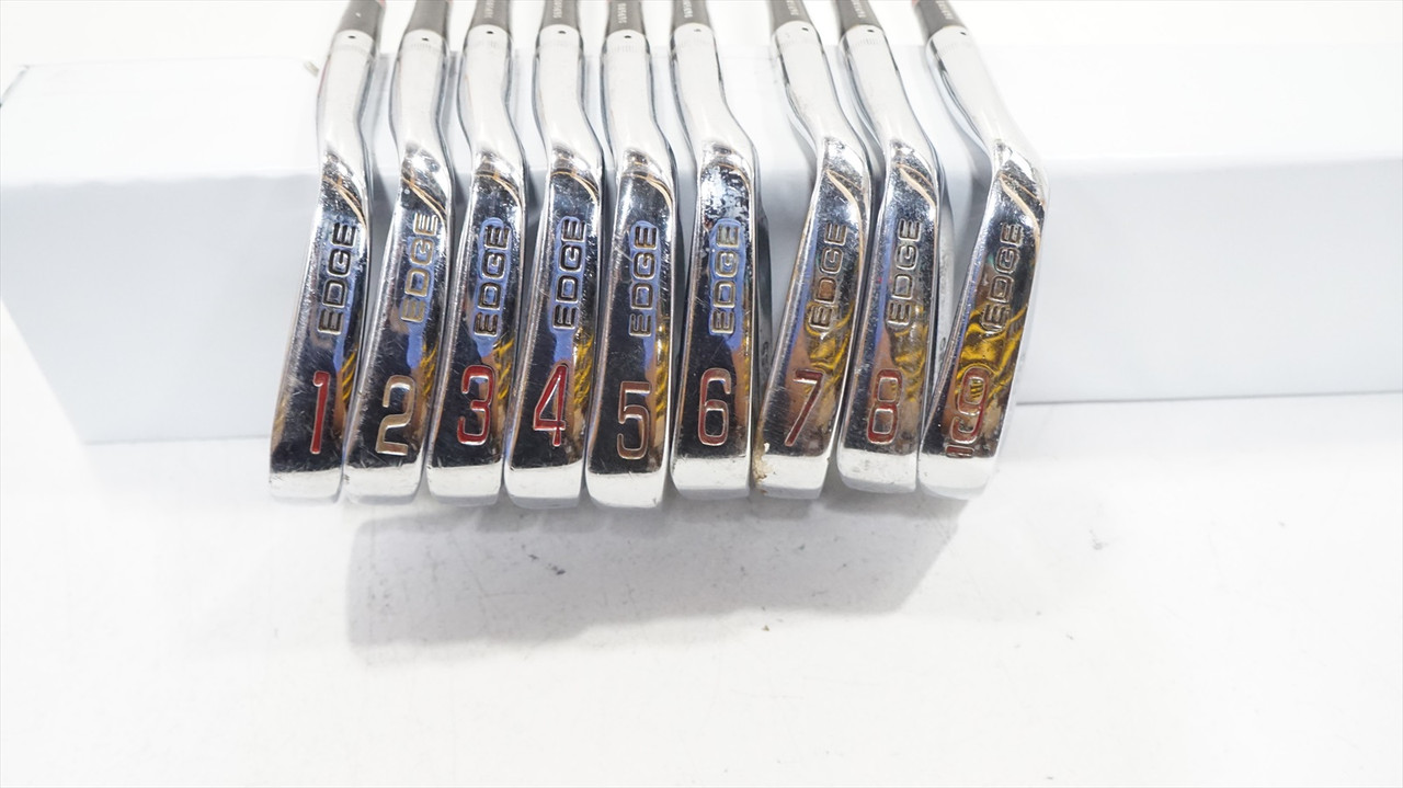 Ben Hogan Edge Iron Set 1-9 Iron Flex Apex Steel 1185838 Good HB4