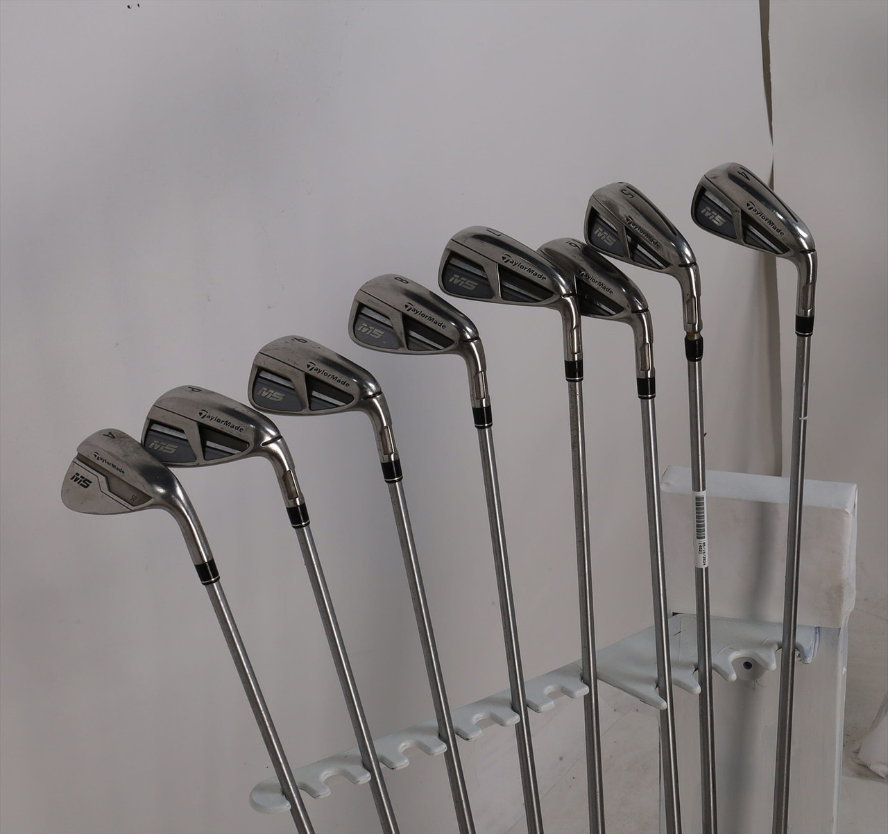 Taylormade M5 Iron Set 4-Pw, Aw Stiff Flex Kbs Steel 1202483 Good