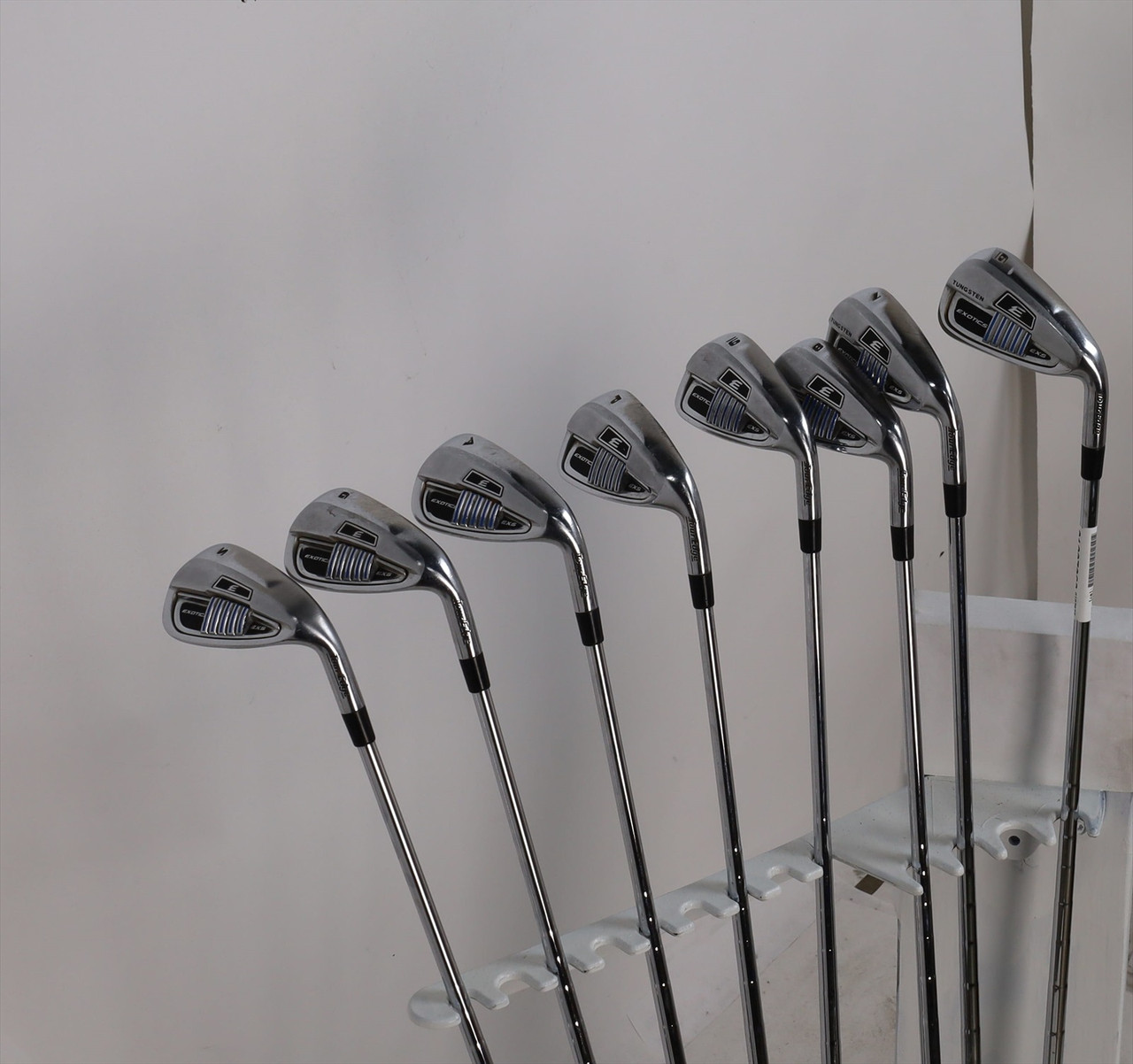 Tour Edge Exotics Exs Iron Set 6-Pw, Aw, Gw, Sw Stiff Kbs Max