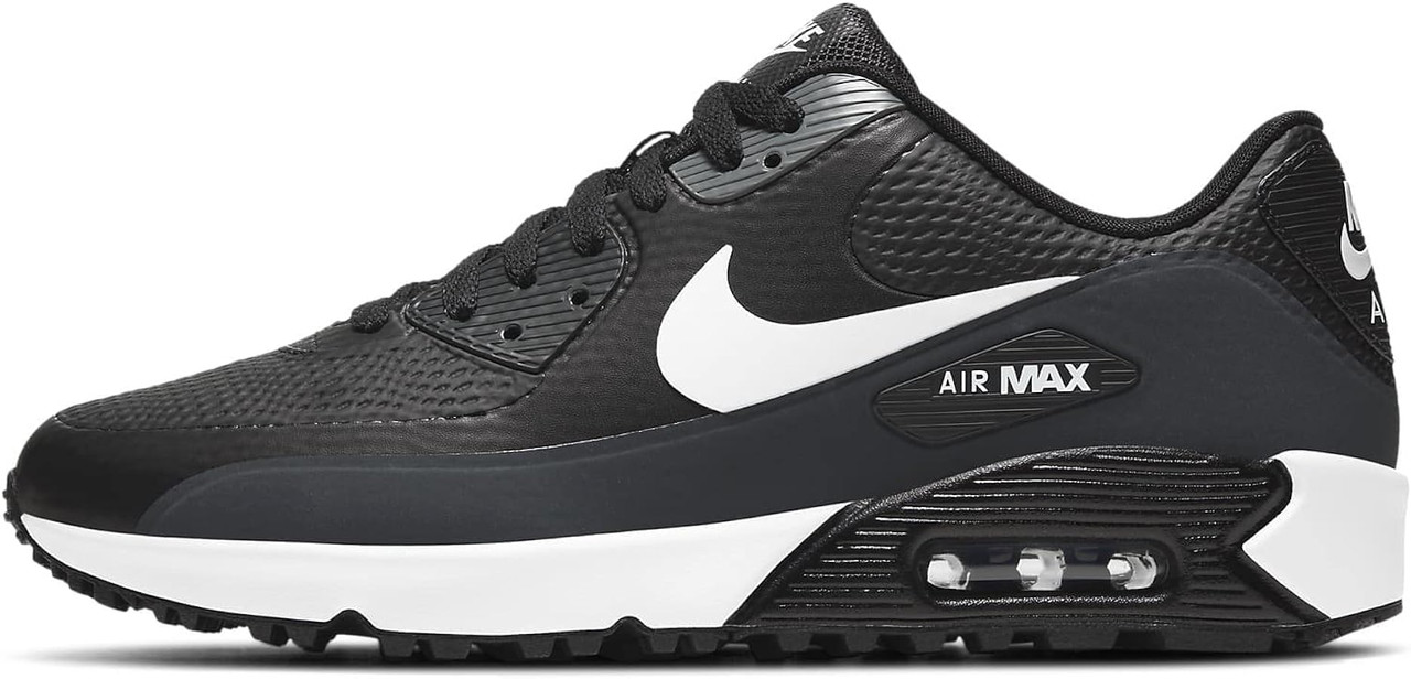 New Nike Golf Air Max 90 G Shoes Mens Size 10.5 Black/White 01207229  HB4-2-43