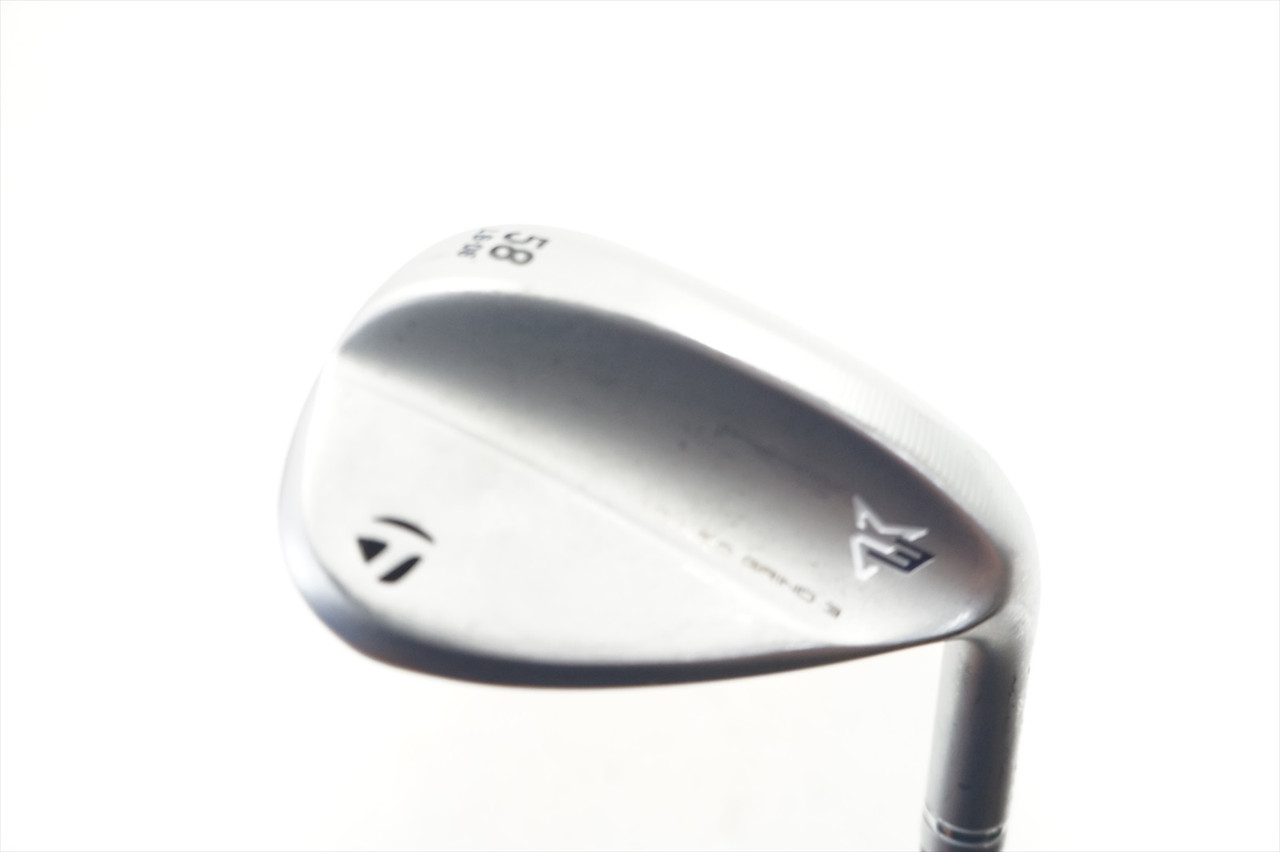 Taylormade Mg3 Satin Raw Chrome Wedge 58°-8 Stiff Dynamic Gold