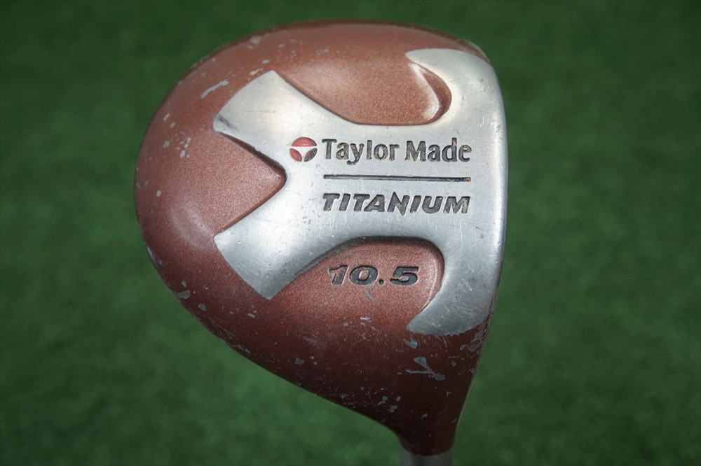TaylorMade Titanium 10.5 Degree Driver Graphite Regular Flex 233669-a Golf E24